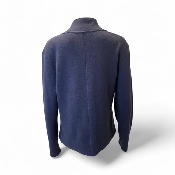 Magaschoni Women's Navy Blazer Jacket size M - Picture 4 of 4